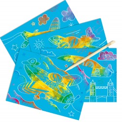 CH241661 SCRATCH AIRPLANE jouet ulysse