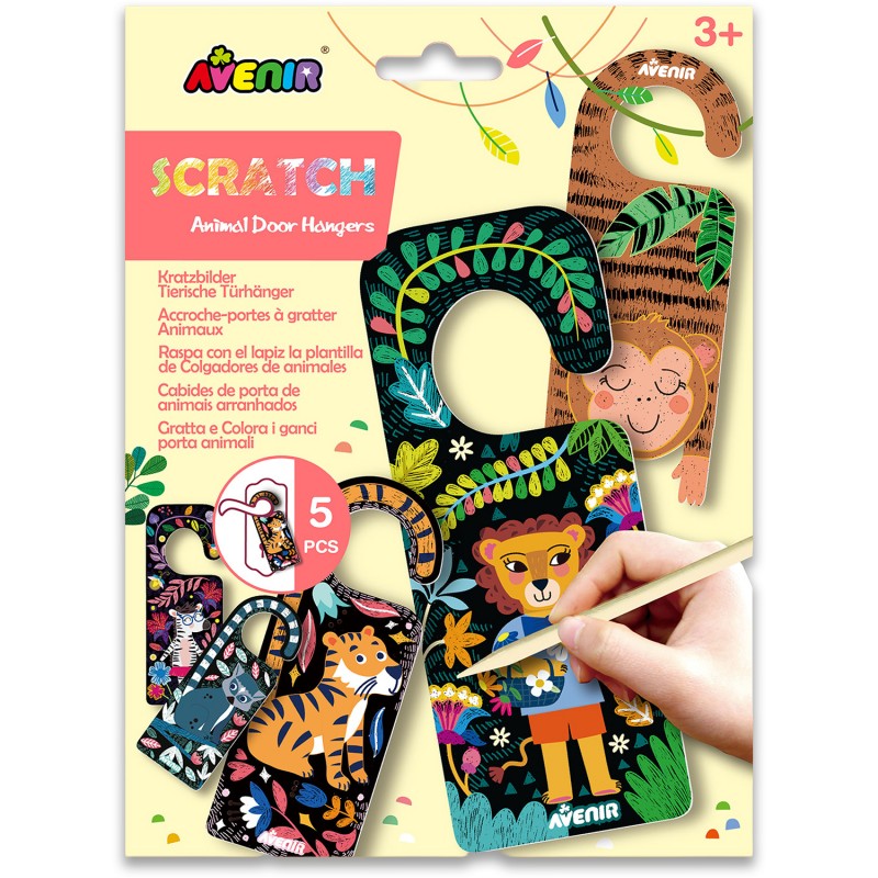 CH231909 SCRATCH ANIMAL DOOR HANGERS jouet ulysse