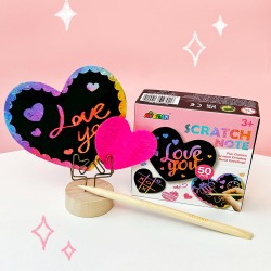 CH231901 SCRATCH HEART NOTE JOUET ULYSSE