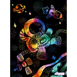 CH221850 SCRATCH WITH STENCIL SPACE JOUET ULYSSE