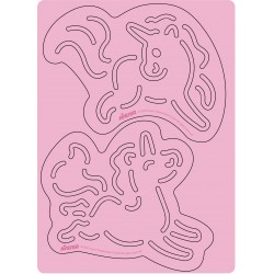 CH221847 SCRATCH WITH STENCIL UNICORNS JOUET ULYSSE