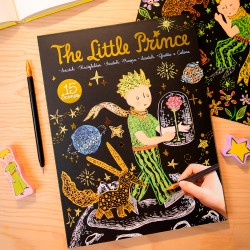 TLP244100 THE LITTLE PRINCE SCRATCH BOOK jouet ulysse