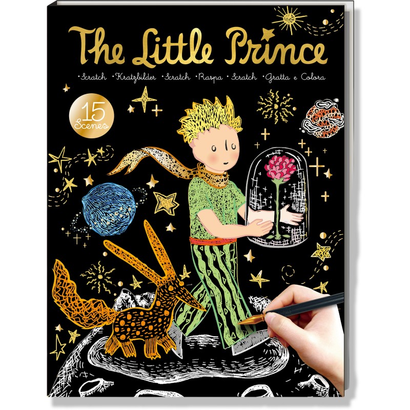 TLP244100 THE LITTLE PRINCE SCRATCH BOOK jouet ulysse