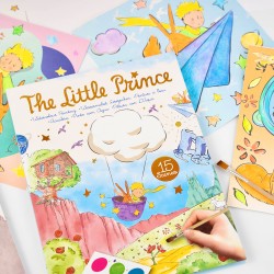 TLP244102 THE LITTLE PRINCE WATERCOLOUR PAINTING jouet ulysse