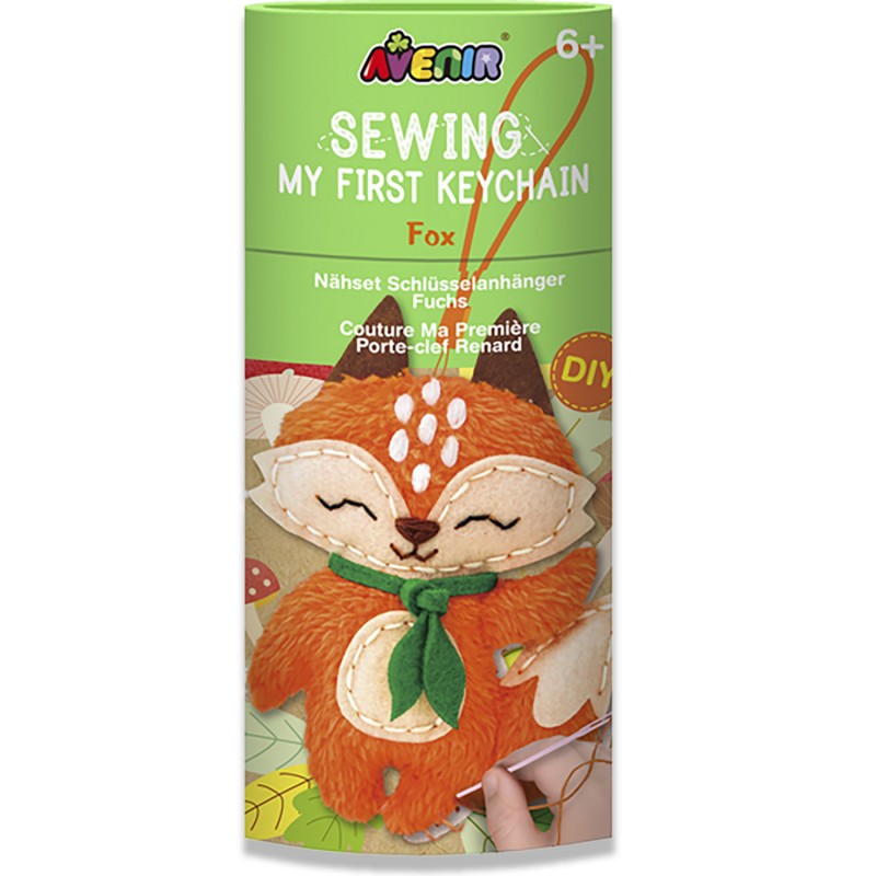 CH211636 SEWING MY FIRST KEYCHAIN FOX jouet ulysse