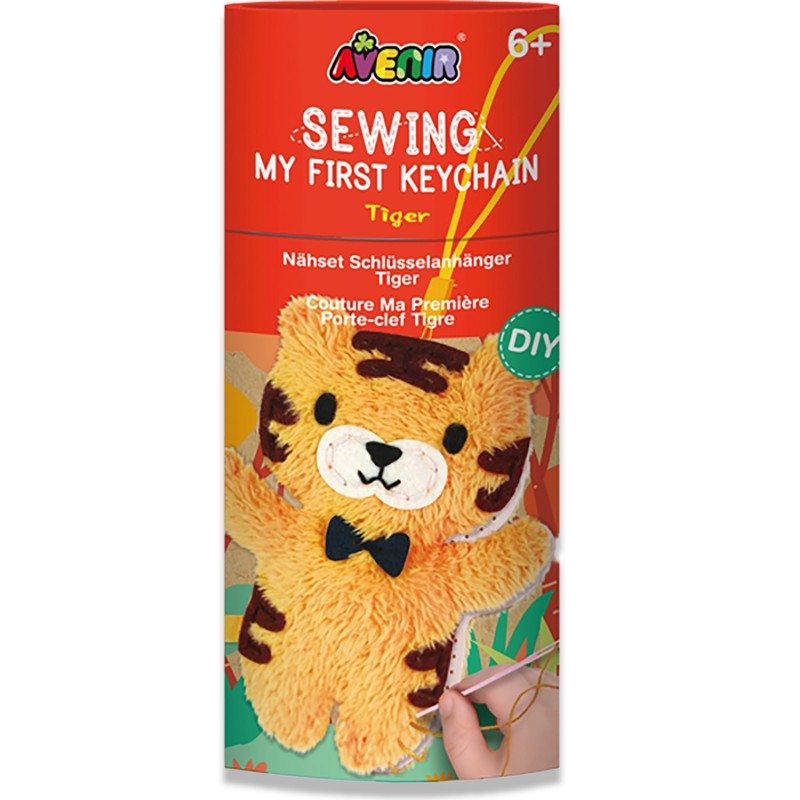 CH221637 SEWING MY FIRST KEYCHAIN TIGER jouet ulysse
