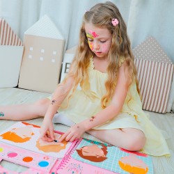 STB230006 STICKER BOOK DRESS UP FUN jouet ulysse