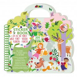 STB230005 STICKER BOOK LIFE IN THE FOREST jouet ulysse
