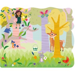 STB230005 STICKER BOOK LIFE IN THE FOREST jouet ulysse