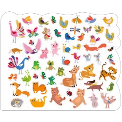 STB230005 STICKER BOOK LIFE IN THE FOREST jouet ulysse
