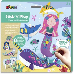 CH221842 STICK N PLAY POLAR AND SEA ANIMALS jouet ulysse