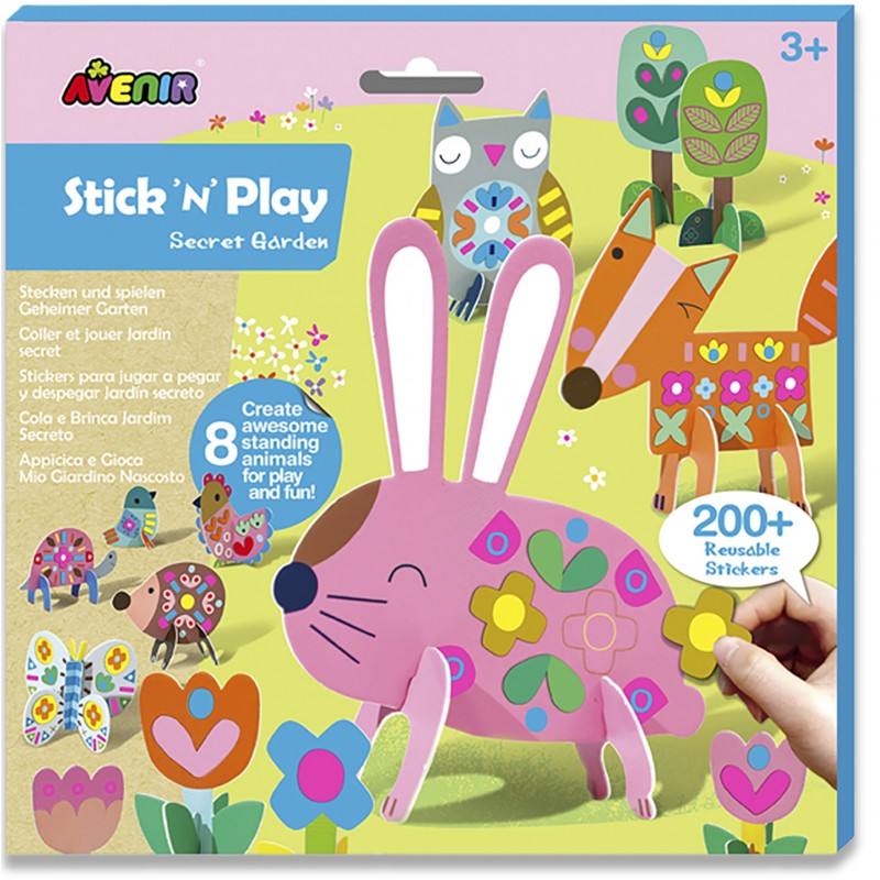 CH221840 STICK N PLAY SECRET GARDEN jouet ulysse