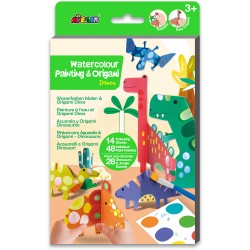 CH231880 WATERCOLOUR PAINTING & ORIGAMI DINOS jouet ulysse