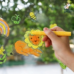 CS243165 WINDOW ART JUNGLE jouet ulysse