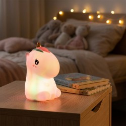 8145 VEILLEUSE : LICORNE ROSE JOUET ULYSSE