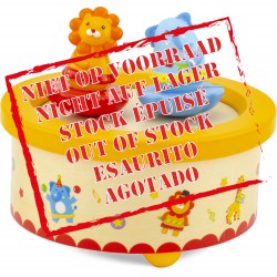 MUSIC BOX: LION & ELEPHANT...