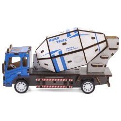 MAQUETTE EN BOIS : CAMION TOUPIE (RÉTRO FRICTION) jouet ulysse