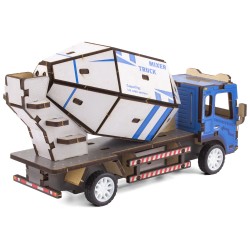 MAQUETTE EN BOIS : CAMION TOUPIE (RÉTRO FRICTION) jouet ulysse