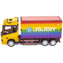 MAQUETTE EN BOIS : CAMION PORTEUR (RÉTRO FRICTION) jouet ulysse