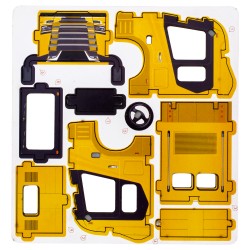 MAQUETTE EN BOIS : CAMION PORTEUR (RÉTRO FRICTION) jouet ulysse