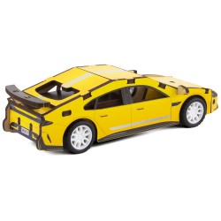 MAQUETTE EN BOIS : BERLINE JAUNE (RÉTRO FRICTION) jouet ulysse