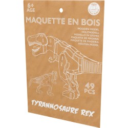 MAQUETTE EN BOIS : TYRANNOSAURE REX jouet ulysse