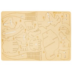 MAQUETTE EN BOIS : TYRANNOSAURE REX jouet ulysse