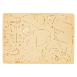 MAQUETTE EN BOIS : TYRANNOSAURE REX jouet ulysse