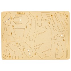 MAQUETTE EN BOIS : TYRANNOSAURE REX jouet ulysse