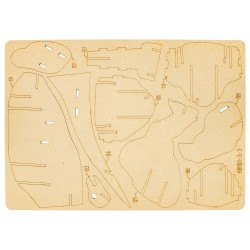 MAQUETTE EN BOIS : STÉGOSAURE jouet ulysse