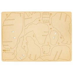 MAQUETTE EN BOIS : STÉGOSAURE jouet ulysse