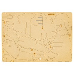 MAQUETTE EN BOIS : MAMMOUTH jouet ulysse