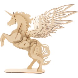 MAQUETTE EN BOIS : LICORNE MYTHIQUE jouet ulysse