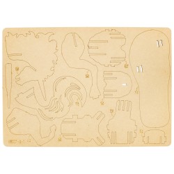 MAQUETTE EN BOIS : LICORNE MYTHIQUE jouet ulysse