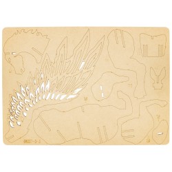 MAQUETTE EN BOIS : LICORNE MYTHIQUE jouet ulysse