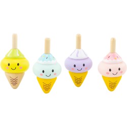 WOODEN ICE CREAM TOP (set...