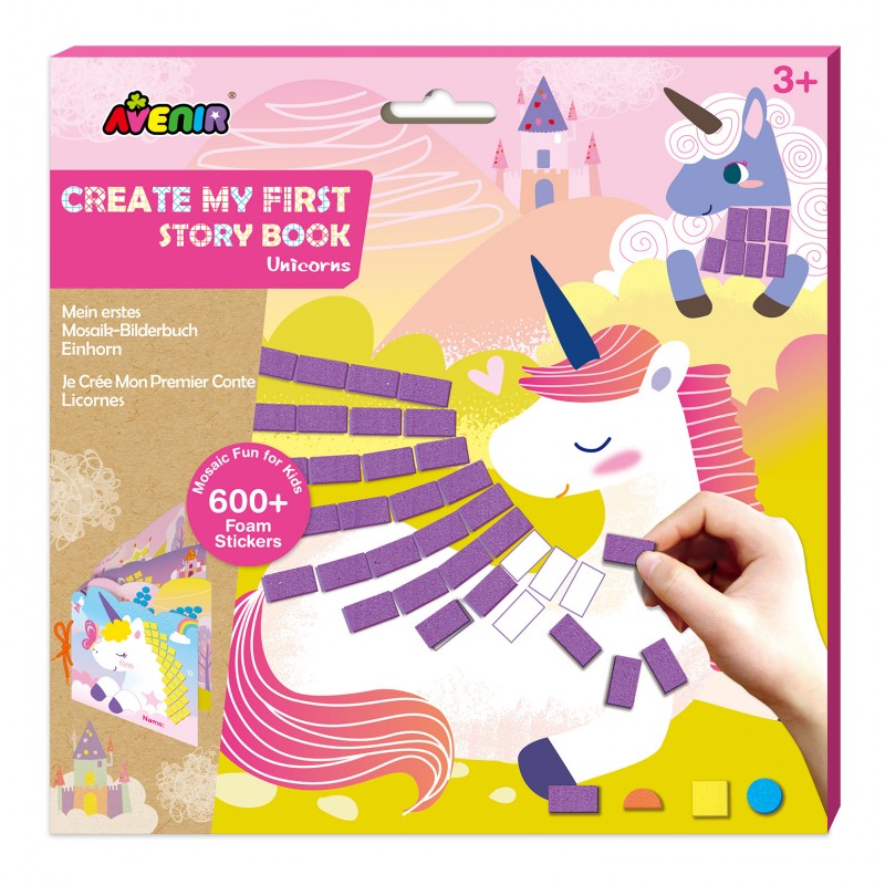 CH211590 CREATE MY FIRST STORY BOOK UNICORNS JOUET ULYSSE