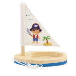 241881 VOILIER EN BOIS : PIRATE JOUET ULYSSE