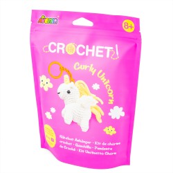 CROCHET KIT CURLY UNICORN